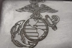 Marines emblem on AR lower
